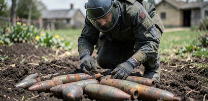 В деревне Слобода обезвредили три снаряда времен войны