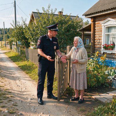 Инспектор ППС из Рузы получил благодарность от жительницы Щелканова