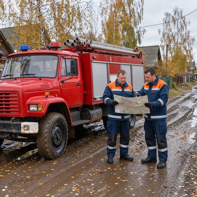 Спасатели Мособлпожспаса оттачивают мастерство навигации в Рузском округе