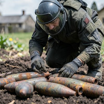 В деревне Слобода обезвредили три снаряда времен войны