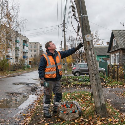 Масштабное отключение электричества в Колюбакине 22 октября
