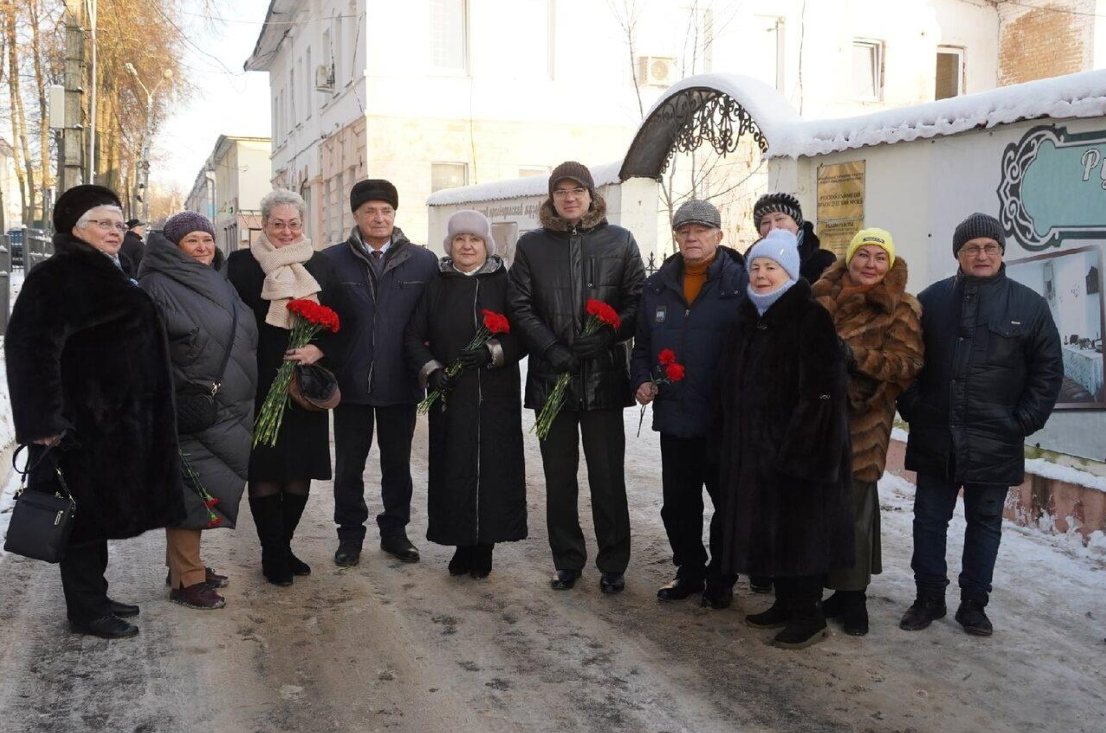 Открытие памятной доски в городе Рузе легенде рузского краеведения Льву Сергеевичу Соколову, 30.11.2022