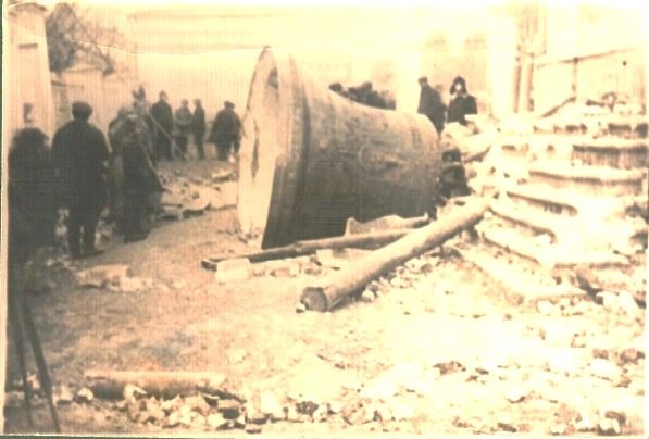 Колокол с Воскресенского собора. Руза, 1937 г. Из фондов Рузского краеведческого музея