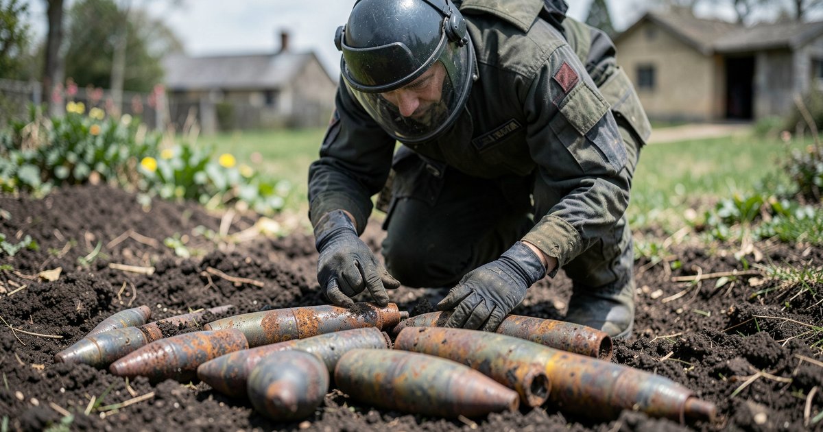 В деревне Слобода обезвредили три снаряда времен войны